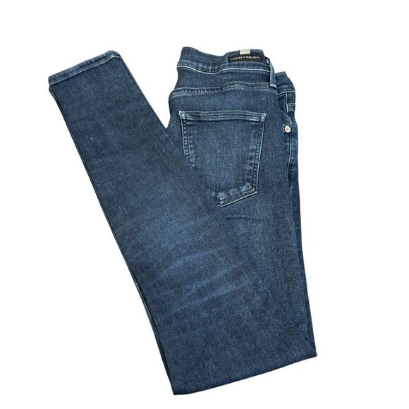 Citizens Of Humanity Rocket Women's Ankle Mid Rise Skinny Dark Denim Size 28 - Picture 1 of 15